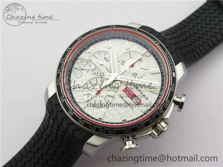 Mille Miglia 168571 SS V7F 1:1 Best Edition White Dial On Black Rubber Strap A7750 to Cal. Colorful 6393