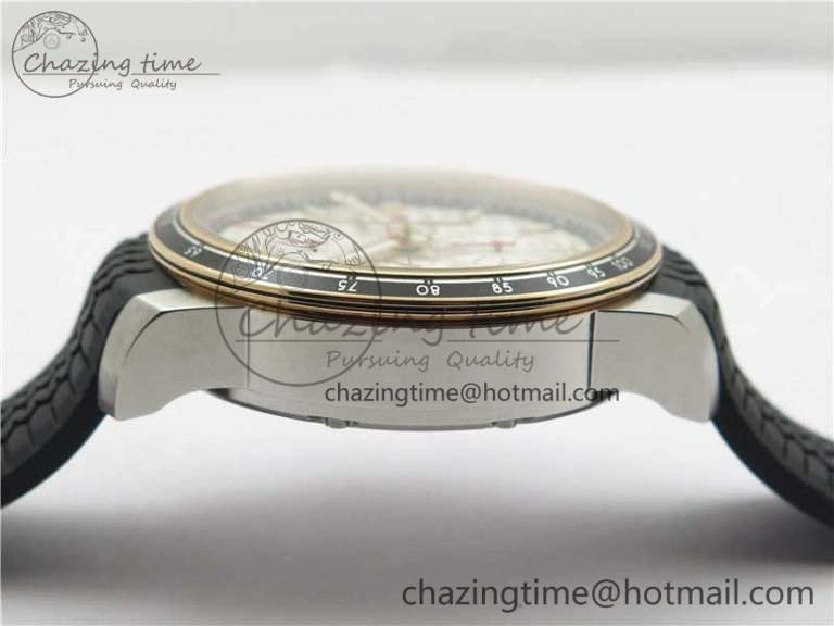 Mille Miglia 168571 SS RG V7F 1:1 Best Edition Black Dial On Black Rubber Strap A7750 to Cal. FlexibleFit 6389