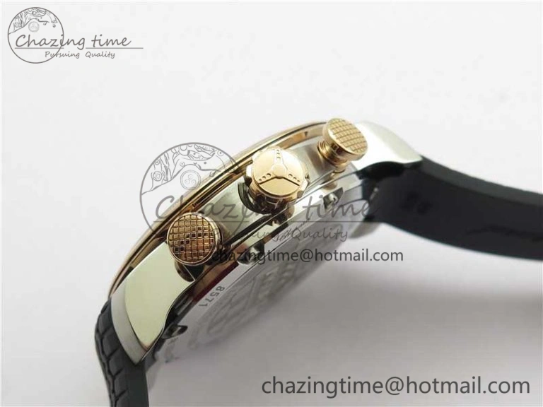 Mille Miglia 168571 SS RG V7F 1:1 Best Edition Black Dial On Black Rubber Strap A7750 to Cal. FlexibleFit 6389