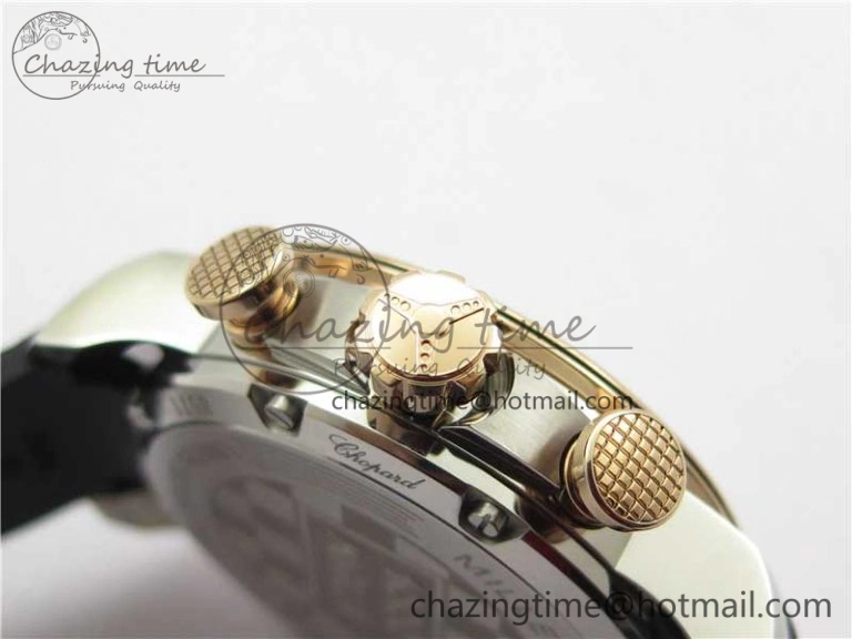 Mille Miglia 168571 SS RG V7F 1:1 Best Edition Black Dial On Black Rubber Strap A7750 to Cal. FlexibleFit 6389