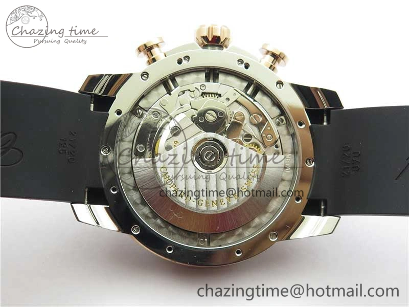 Mille Miglia 168571 SS RG V7F 1:1 Best Edition Black Dial On Black Rubber Strap A7750 to Cal. FlexibleFit 6389