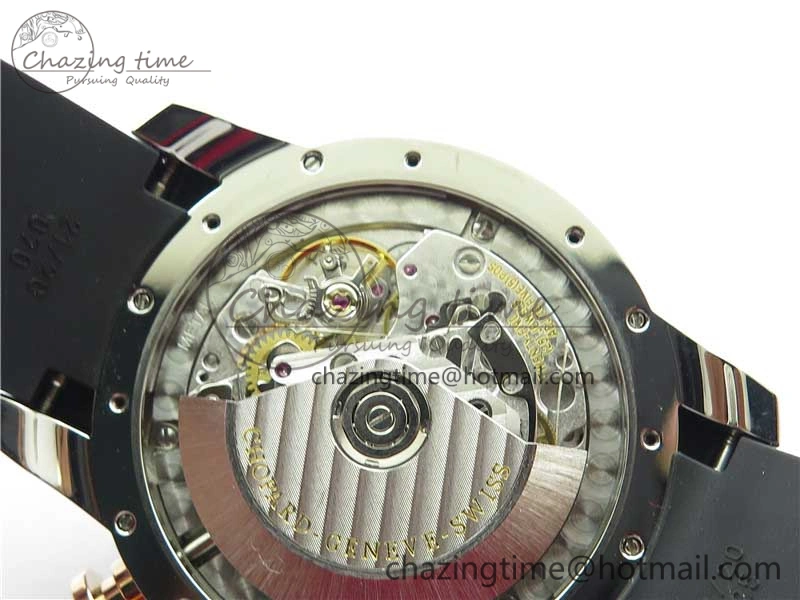 Mille Miglia 168571 SS RG V7F 1:1 Best Edition Black Dial On Black Rubber Strap A7750 to Cal. FlexibleFit 6389