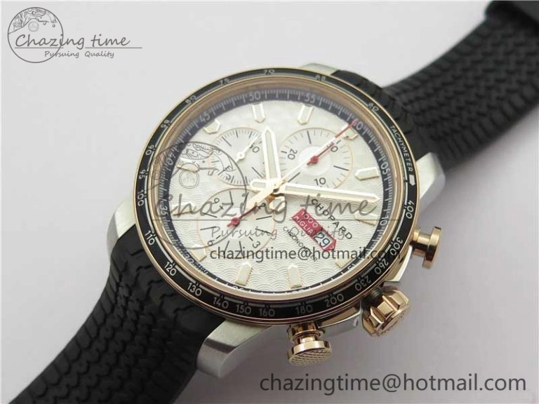 Mille Miglia 168571 SS RG V7F 1:1 Best Edition Black Dial On Black Rubber Strap A7750 to Cal. FlexibleFit 6389