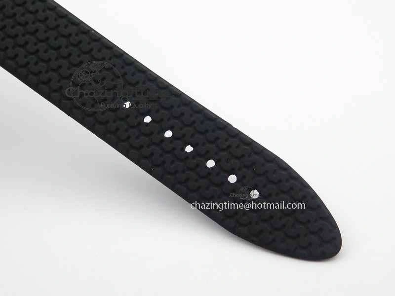 Mille Miglia RG Real Power Reserve Display Black Dial On Black Rubber Strap A FlexibleFit 6402