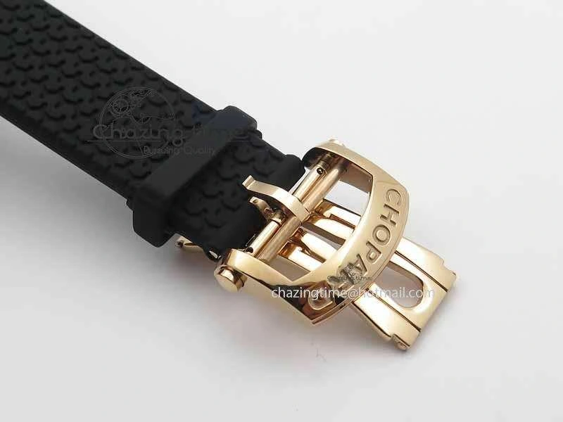 Soft Mille Miglia RG Real Power Reserve Display White Dial On Black Rubber Strap A 6401