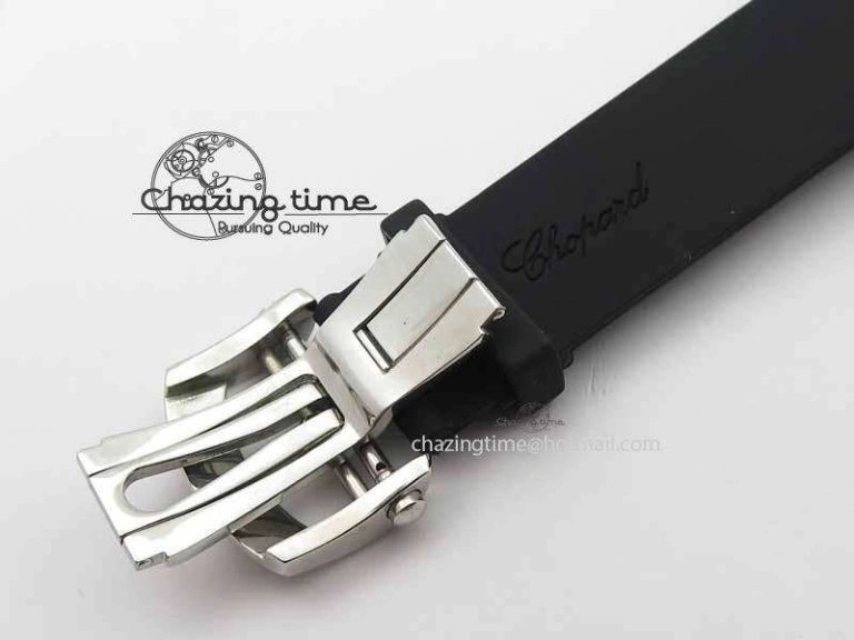 DailyWear Mille Miglia SS Real Power Reserve Display Black Dial On Black Rubber Strap A 6405