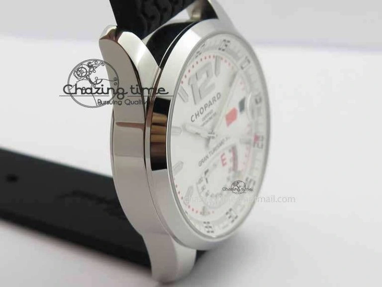 Mille Miglia SS Real Power Reserve Display White Dial On Black Rubber Strap A Versatile 6406