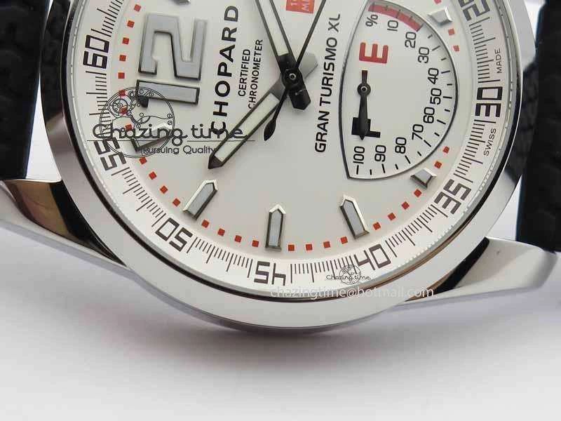 Mille Miglia SS Real Power Reserve Display White Dial On Black Rubber Strap A Versatile 6406