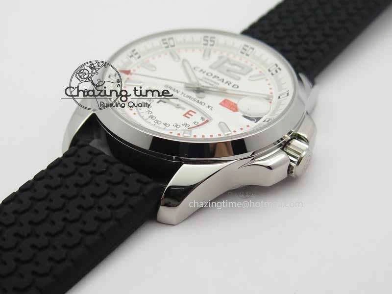 Mille Miglia SS Real Power Reserve Display White Dial On Black Rubber Strap A Versatile 6406