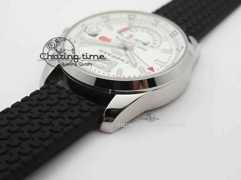 Mille Miglia SS Real Power Reserve Display White Dial On Black Rubber Strap A Versatile 6406