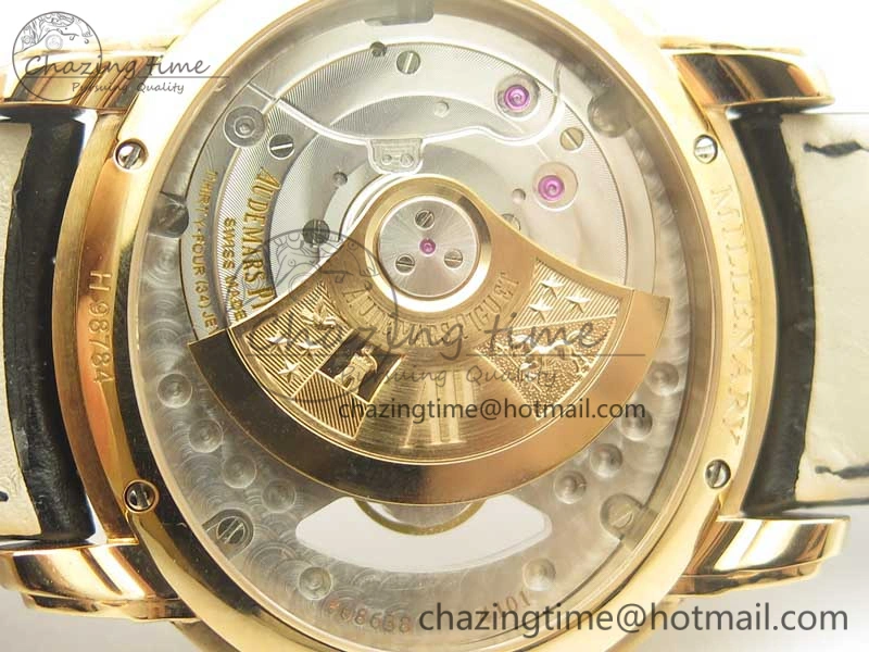 Timeless Millennium Series 15350 RG V9F 1:1 Best Edition Full Diamonds Black Markers on Black Leather Strap A 4931