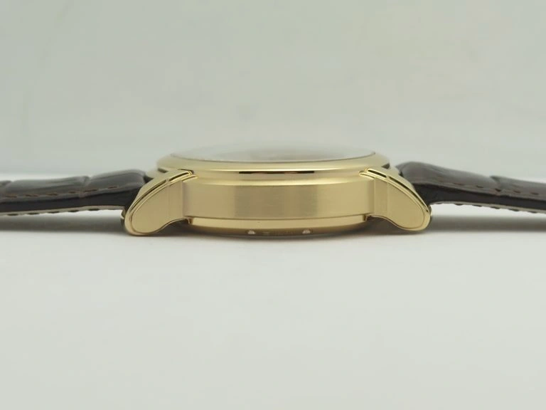 Chic Millennium Series 15350 RG V9F 1:1 Best Edition Skeletonal Dial On Dark Brown Leather Strap A 4944