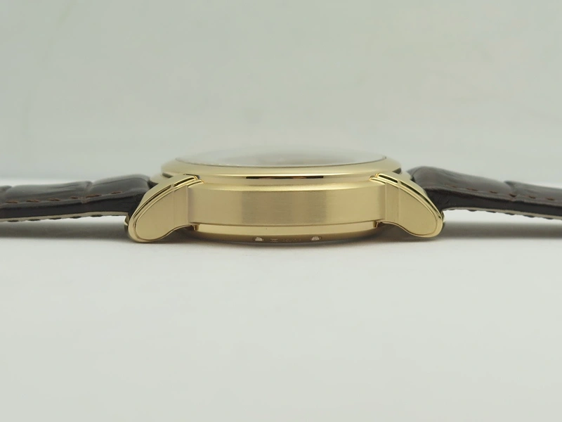 Chic Millennium Series 15350 RG V9F 1:1 Best Edition Skeletonal Dial On Dark Brown Leather Strap A 4944