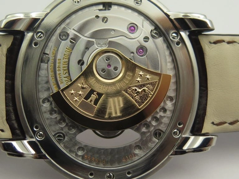 Versatile Millennium Series 15350 SS V9F 1:1 Best Edition Skeletonal Dial On Dark Brown Leather Strap A 4947