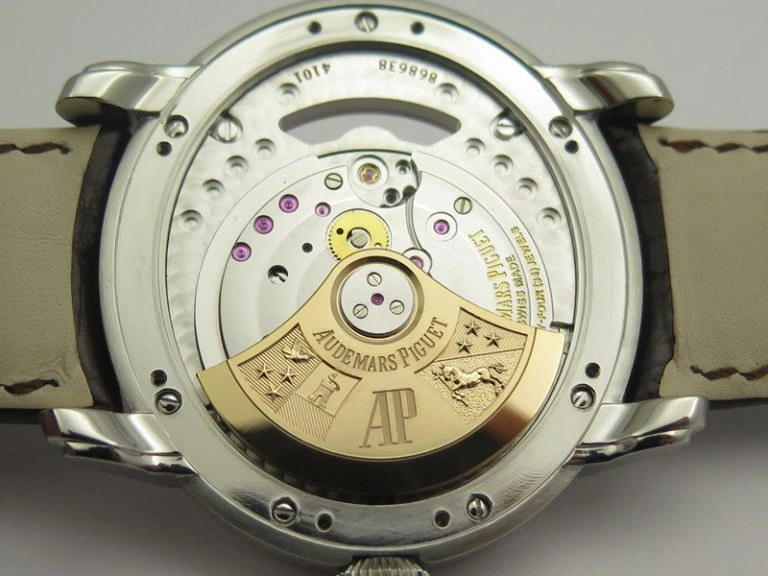 Versatile Millennium Series 15350 SS V9F 1:1 Best Edition Skeletonal Dial On Dark Brown Leather Strap A 4947