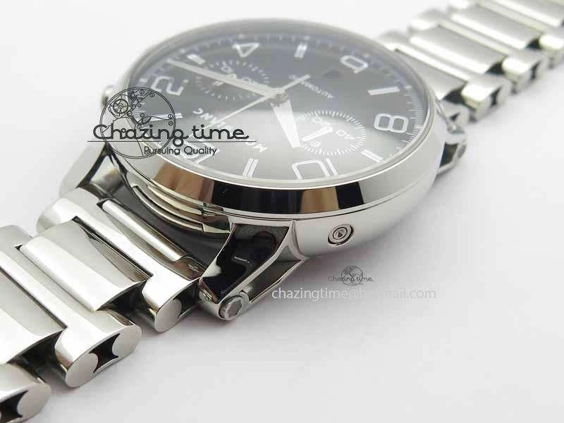 Montblanc Timewalker Chrono SS Black Dial Red 30 Sub Dial On SS Bracelet A TopPick 7616