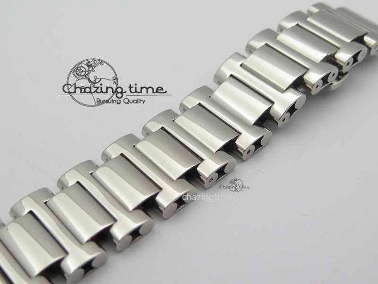 QuickDry Montblanc Timewalker Chrono SS Black Dial Silver Numerals On SS Bracelet A 7613