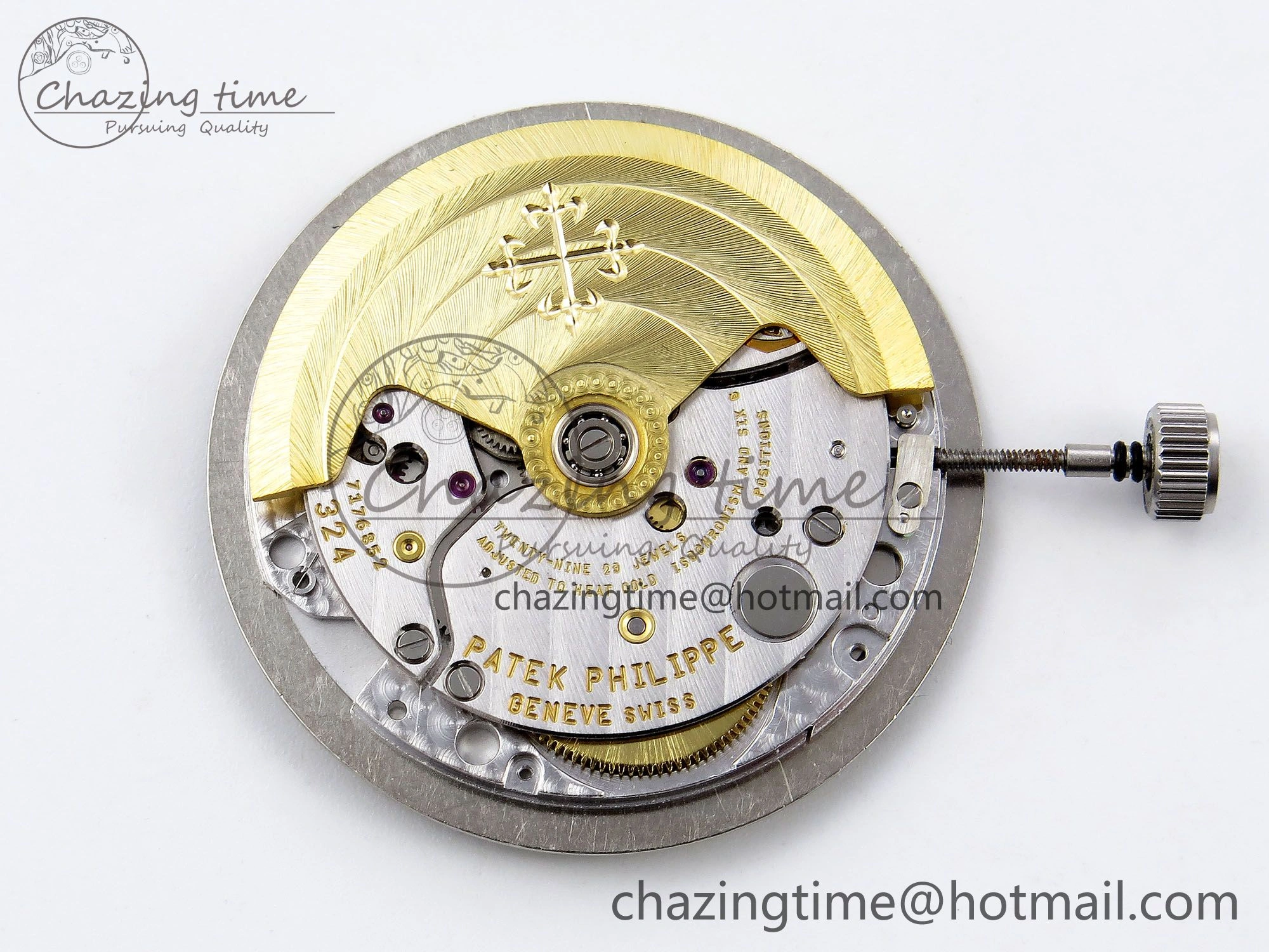 NAUTILUS 5711 And AQUANAUT PPMF Super Clone PP324 Automatic Movement Upgraded 10864