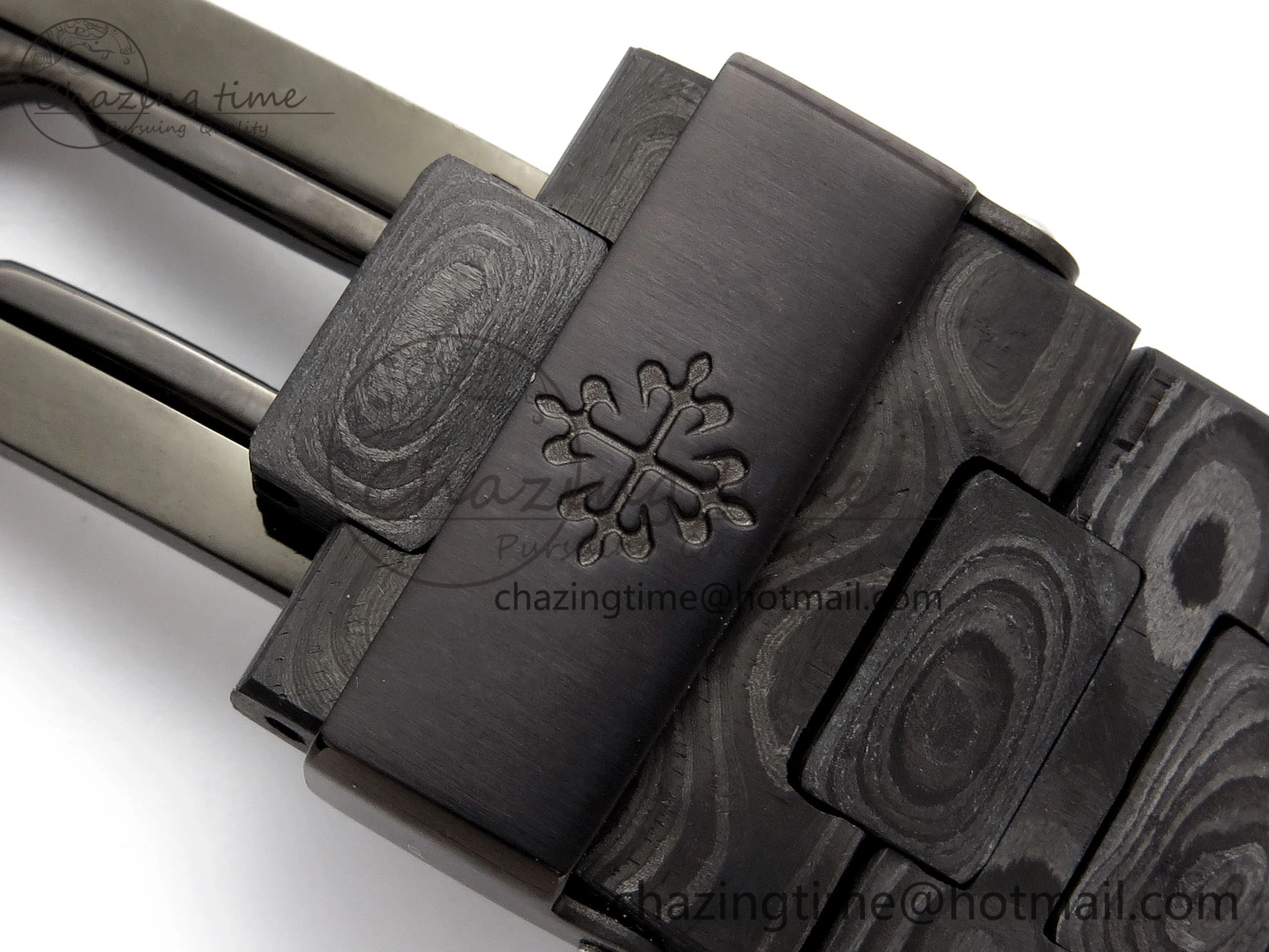 NAUTILUS 5711 DIW CARBON DIWF 1:1 BEST EDITION BLACK TEXTURED DIAL ON CARBON BRACELET 324CS Bright 8780