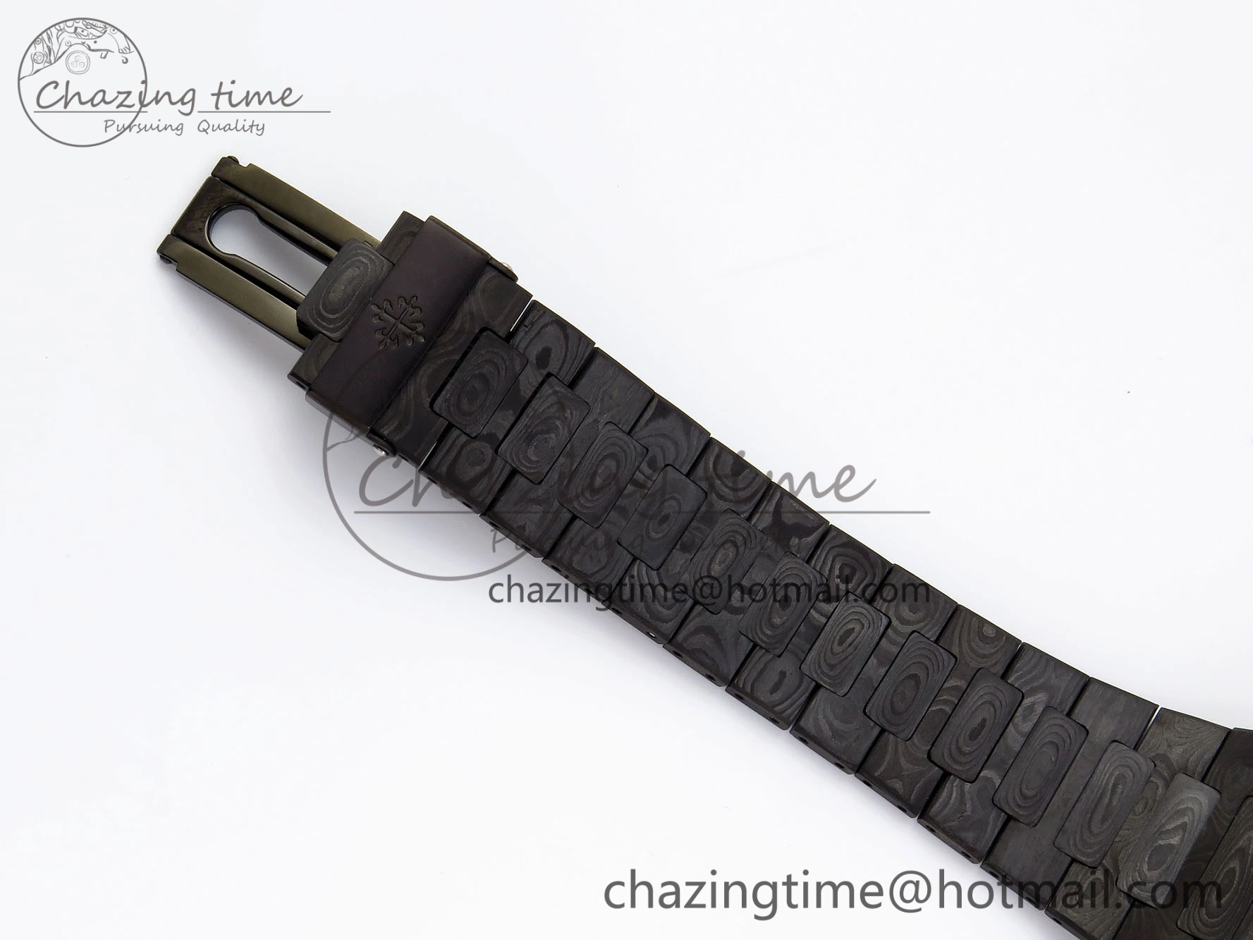 Affordable NAUTILUS 5711 DIW CARBON DIWF 1:1 BEST EDITION BLACK BLUE TEXTURED DIAL ON CARBON BRACELET 324CS 8779