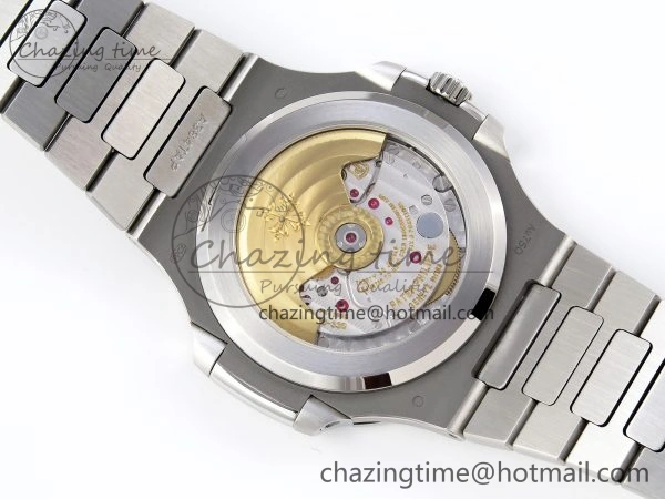TopPick NAUTILUS 5811 1G PPF 1:1 BEST EDITION BLUE TEXTURED DIAL ON SS BRACELET 330CS 8769