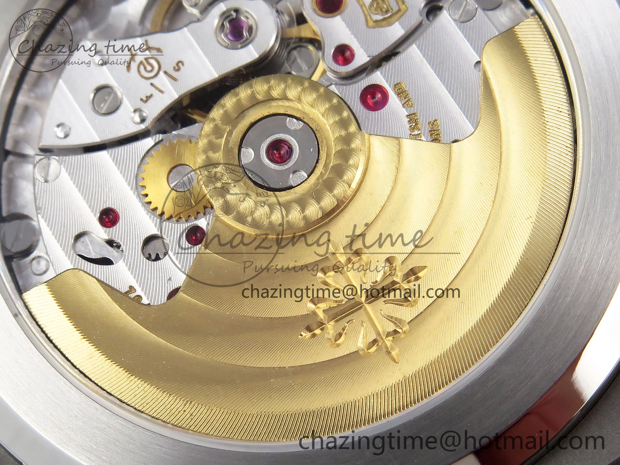 TopPick NAUTILUS 5811 1G PPF 1:1 BEST EDITION BLUE TEXTURED DIAL ON SS BRACELET 330CS 8769