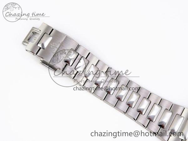 TopPick NAUTILUS 5811 1G PPF 1:1 BEST EDITION BLUE TEXTURED DIAL ON SS BRACELET 330CS 8769