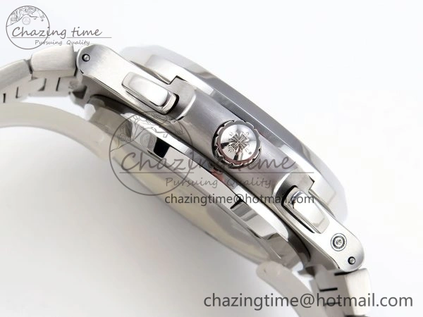 NAUTILUS 5990 SS SPPF 1:1 BEST EDITION GRAY DIAL ON SS BRACELET A28-520 CLONE ZipUp 8782