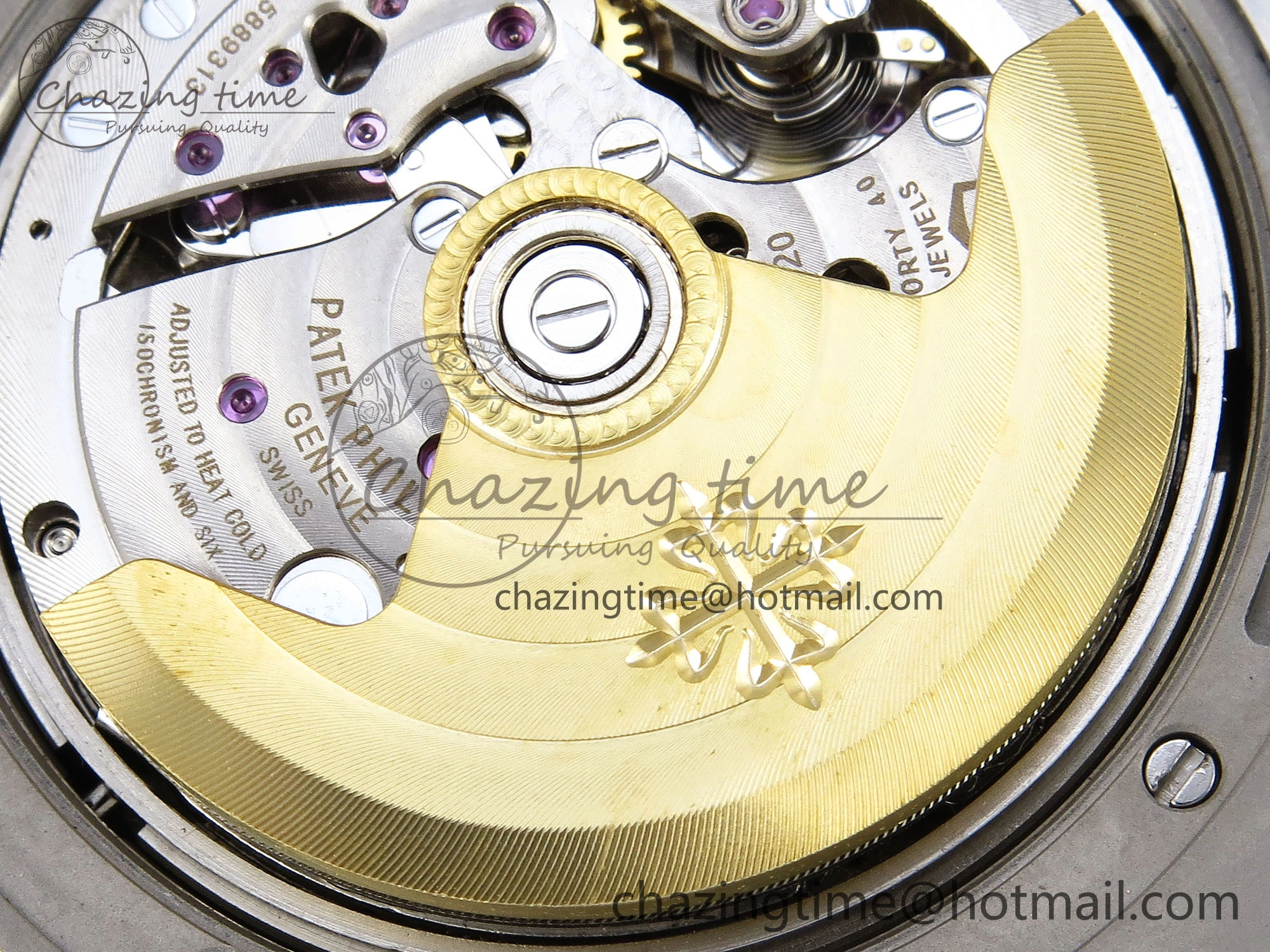 NAUTILUS 5990 SS SPPF 1:1 BEST EDITION GRAY DIAL ON SS BRACELET A28-520 CLONE ZipUp 8782