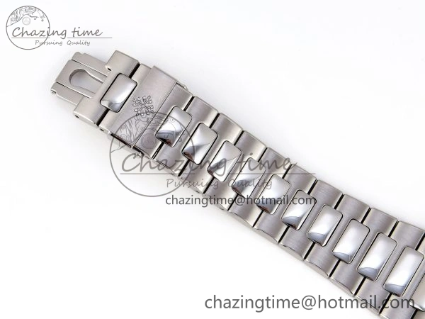 NAUTILUS 5990 SS SPPF 1:1 BEST EDITION GRAY DIAL ON SS BRACELET A28-520 CLONE ZipUp 8782