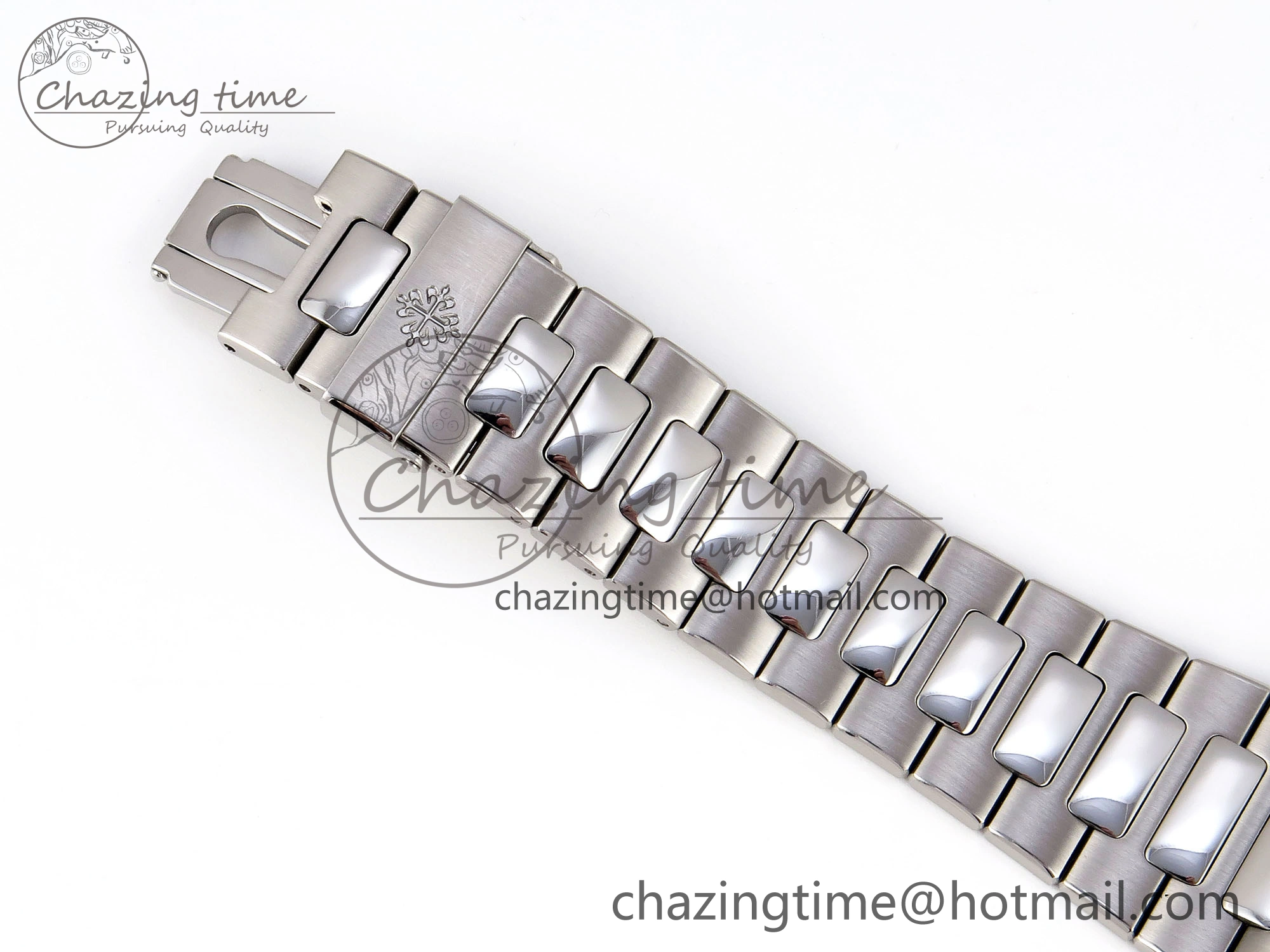 NAUTILUS 5990 SS SPPF 1:1 BEST EDITION GRAY DIAL ON SS BRACELET A28-520 CLONE ZipUp 8782