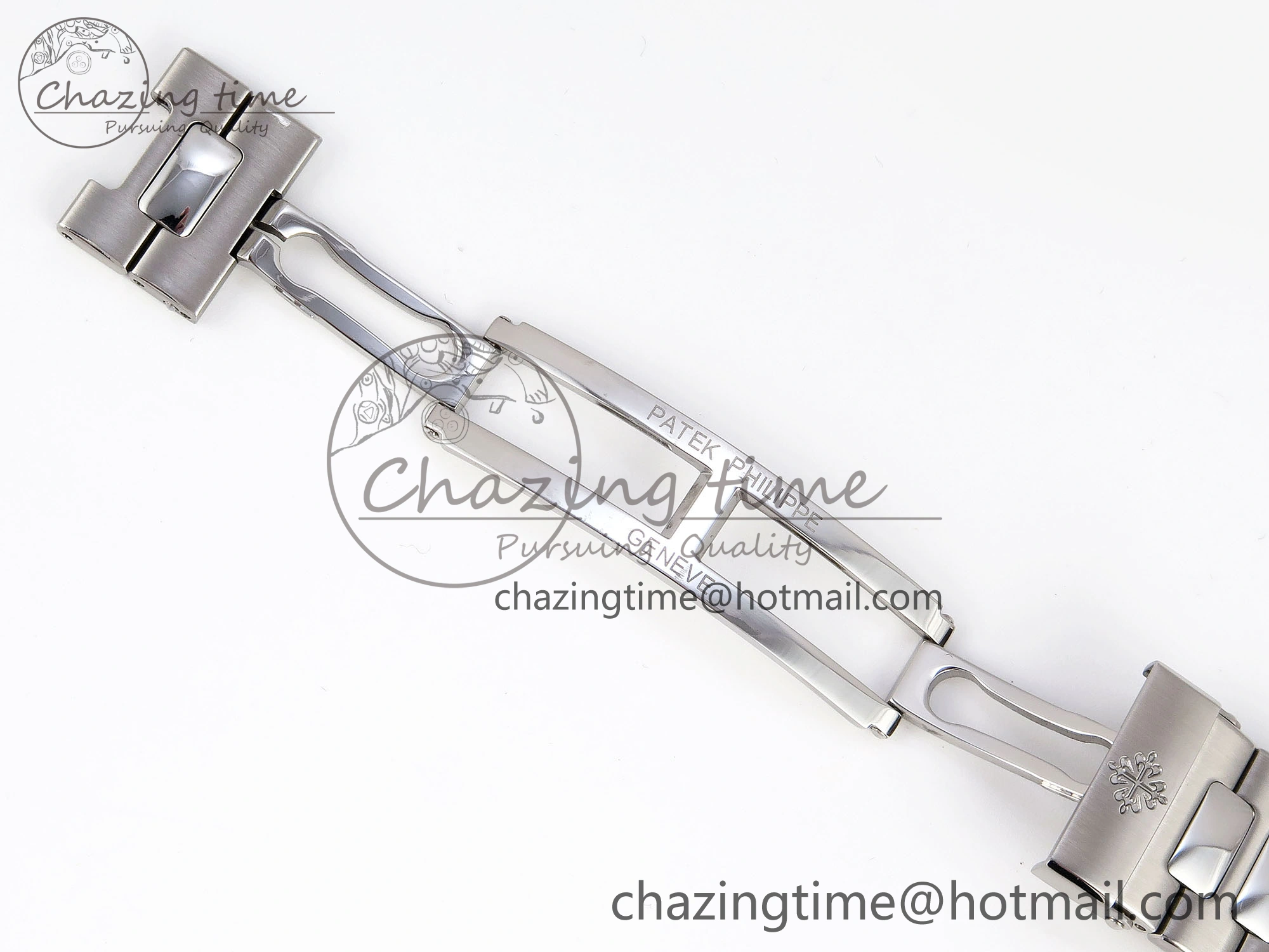 NAUTILUS 5990 SS SPPF 1:1 BEST EDITION GRAY DIAL ON SS BRACELET A28-520 CLONE ZipUp 8782