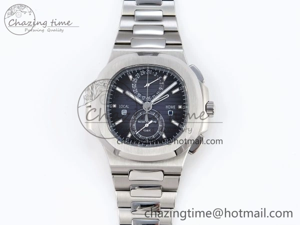 NAUTILUS 5990 SS SPPF 1:1 BEST EDITION GRAY DIAL ON SS BRACELET A28-520 CLONE ZipUp 8782