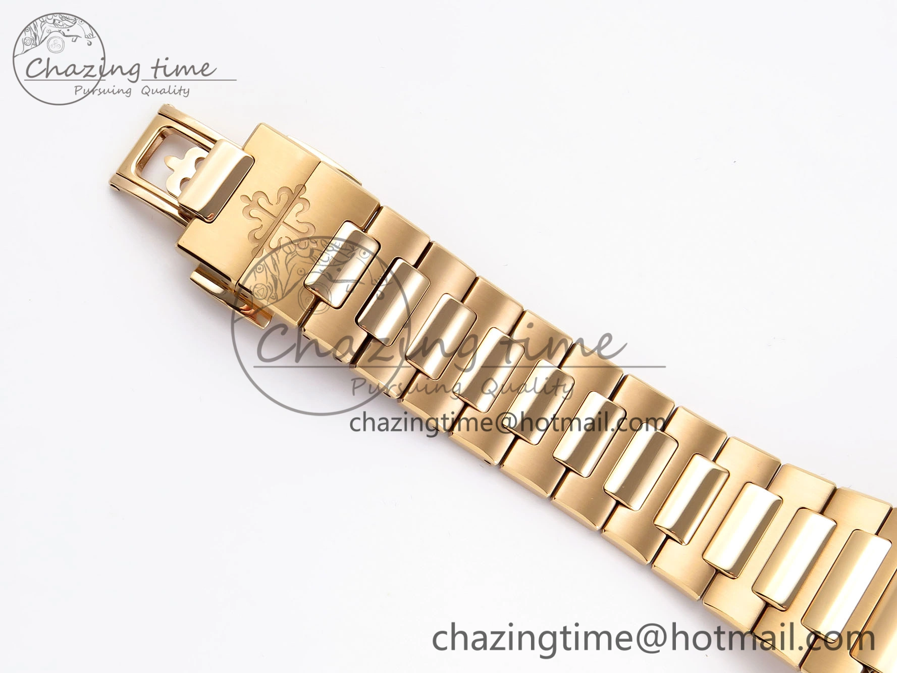 NAUTILUS 7118 LADIES RG PPF 1:1 BEST EDITION RG DIAL DIAMONDS BEZEL ON RG BRACELET 324CS EyeCatching 8775