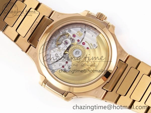 NAUTILUS 7118 LADIES RG PPF 1:1 BEST EDITION RG DIAL ON RG BRACELET 324CS Reliable 8776