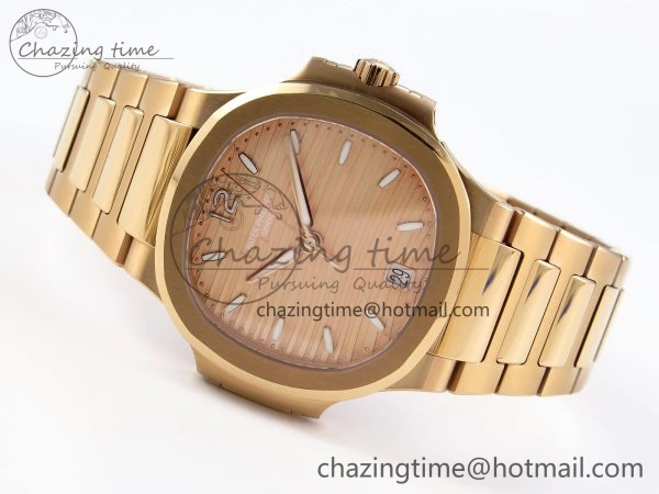 NAUTILUS 7118 LADIES RG PPF 1:1 BEST EDITION RG DIAL ON RG BRACELET 324CS Reliable 8776