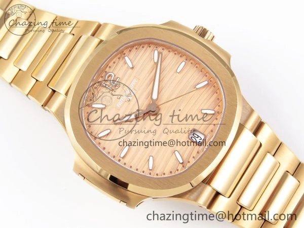 NAUTILUS 7118 LADIES RG PPF 1:1 BEST EDITION RG DIAL ON RG BRACELET 324CS Reliable 8776