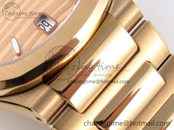 NAUTILUS 7118 LADIES RG PPF 1:1 BEST EDITION RG DIAL ON RG BRACELET 324CS Reliable 8776