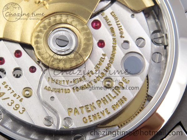 TravelReady NAUTILUS 7118 LADIES SS PPF 1:1 BEST EDITION BLUE DIAL DIAMONDS BEZEL ON SS BRACELET 324CS 8770