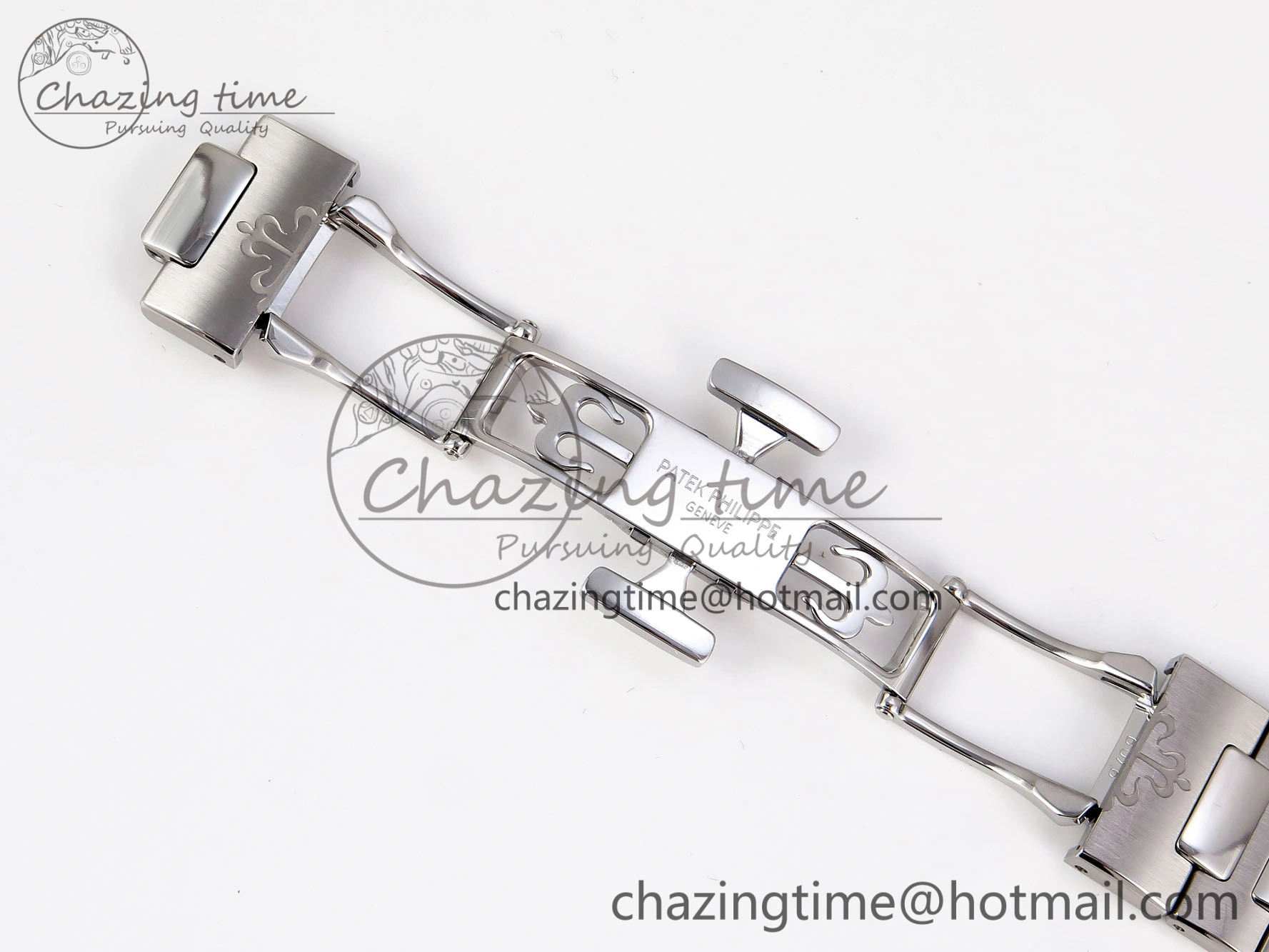 TravelReady NAUTILUS 7118 LADIES SS PPF 1:1 BEST EDITION BLUE DIAL DIAMONDS BEZEL ON SS BRACELET 324CS 8770