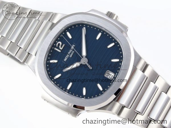 Supportive NAUTILUS 7118 LADIES SS PPF 1:1 BEST EDITION BLUE DIAL ON SS BRACELET 324CS 8768