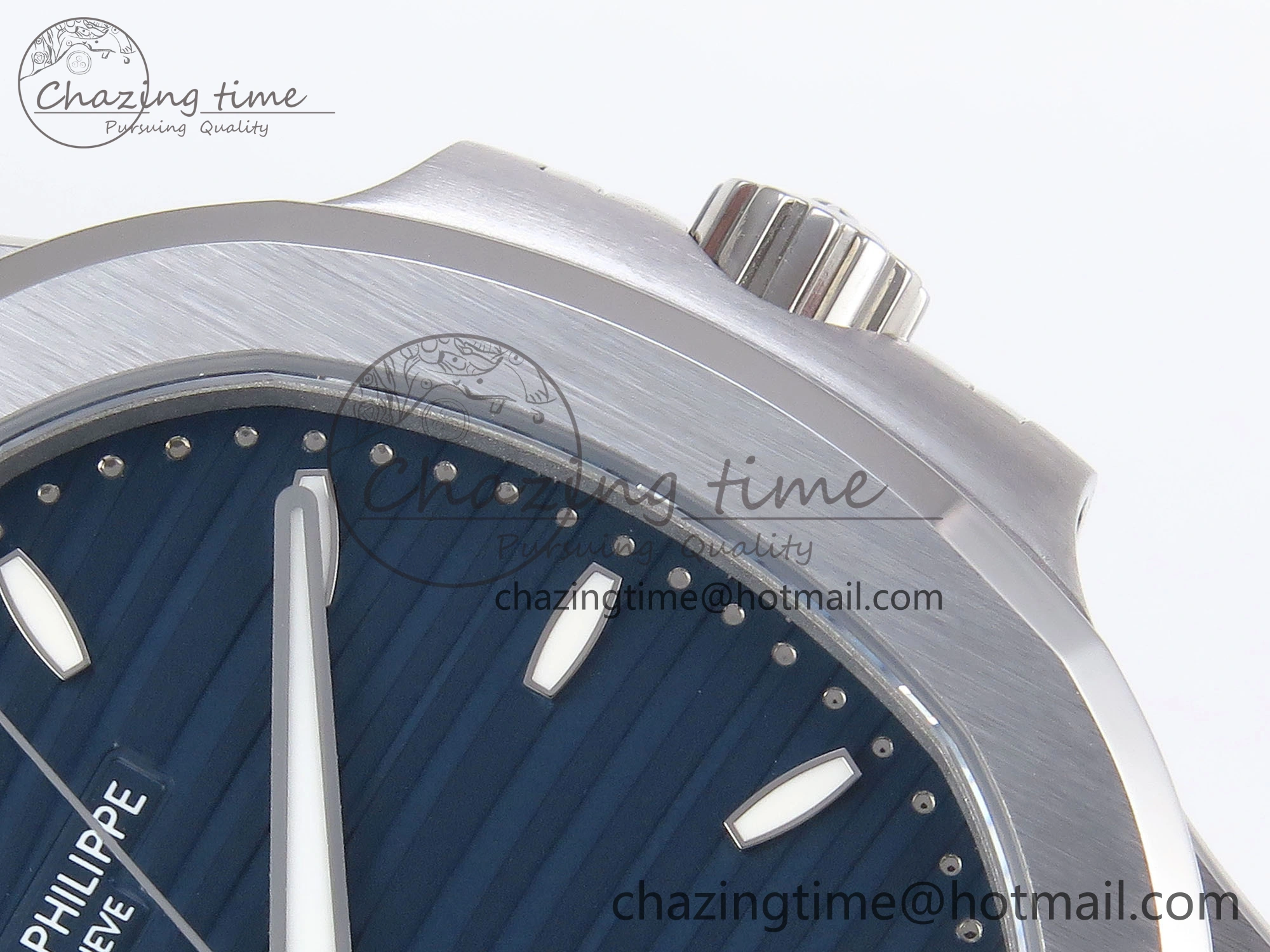 Supportive NAUTILUS 7118 LADIES SS PPF 1:1 BEST EDITION BLUE DIAL ON SS BRACELET 324CS 8768