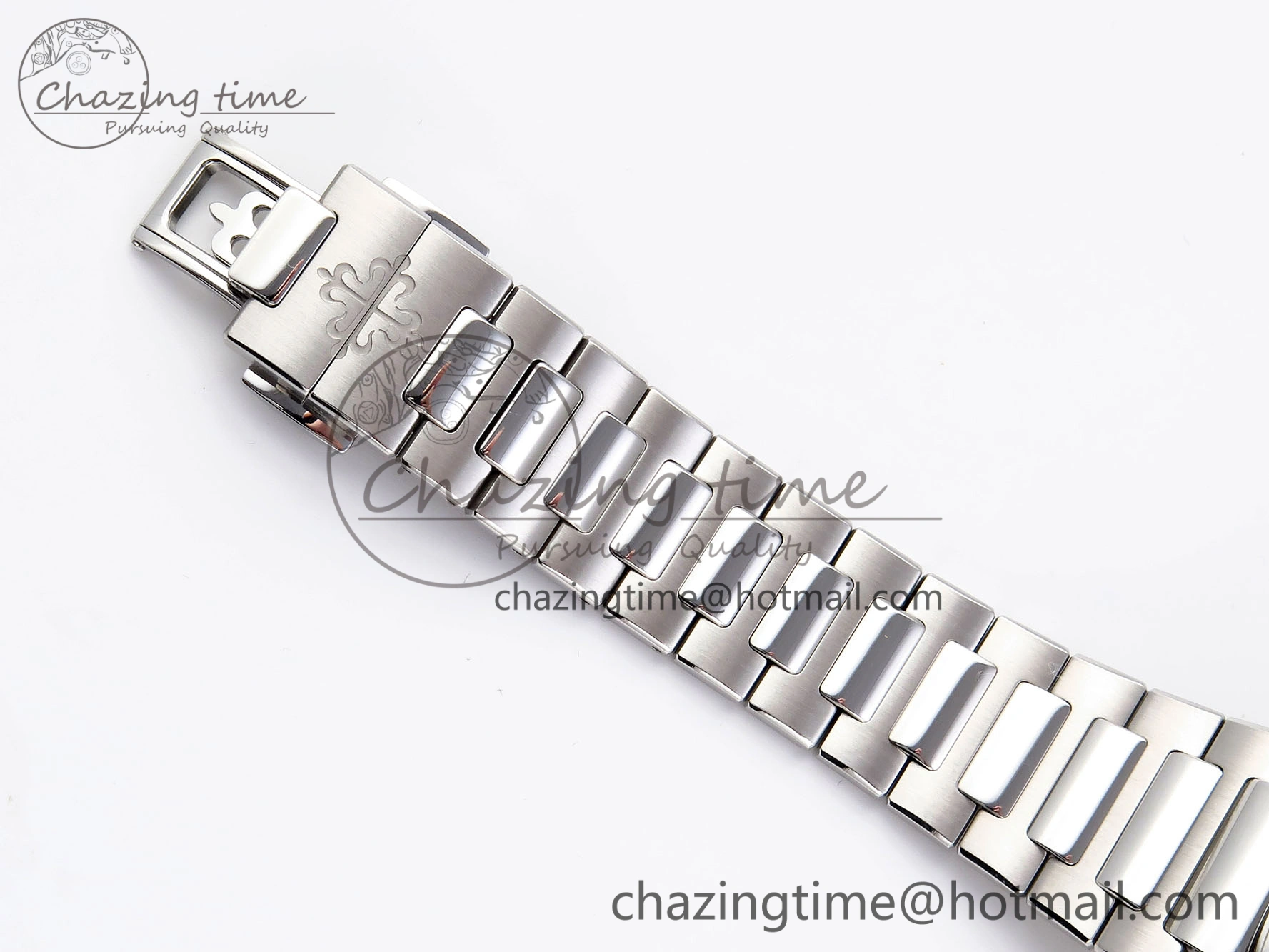 NAUTILUS 7118 LADIES SS PPF 1:1 BEST EDITION BROWN DIAL DIAMONDS BEZEL ON SS BRACELET 324CS RelaxedFit 8771