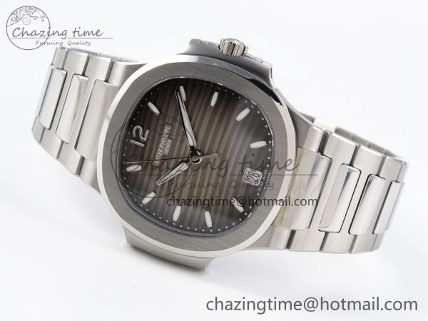 NAUTILUS 7118 LADIES SS PPF 1:1 BEST EDITION BROWN DIAL ON SS BRACELET 324CS Practical 8773