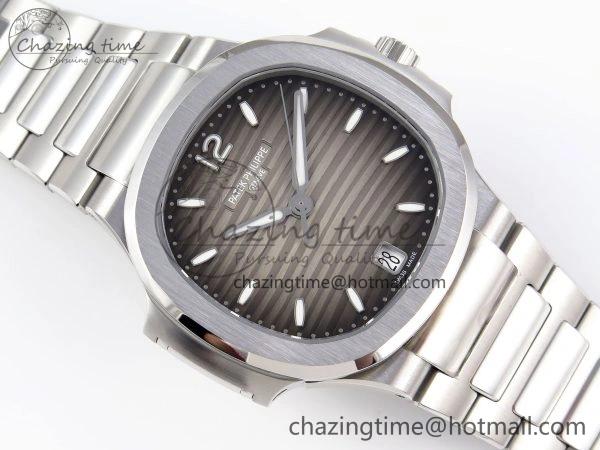 NAUTILUS 7118 LADIES SS PPF 1:1 BEST EDITION BROWN DIAL ON SS BRACELET 324CS Practical 8773