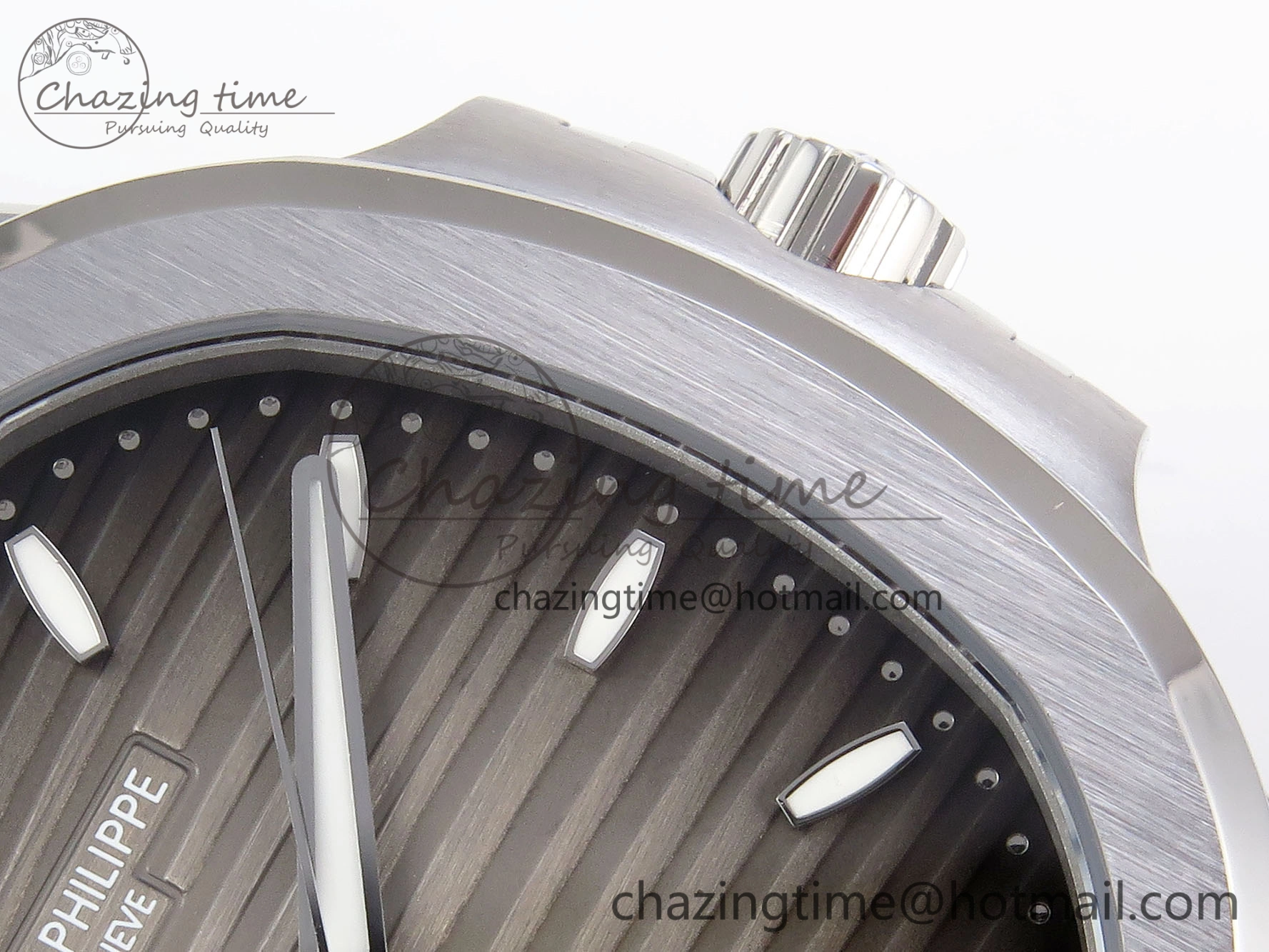 NAUTILUS 7118 LADIES SS PPF 1:1 BEST EDITION BROWN DIAL ON SS BRACELET 324CS Practical 8773