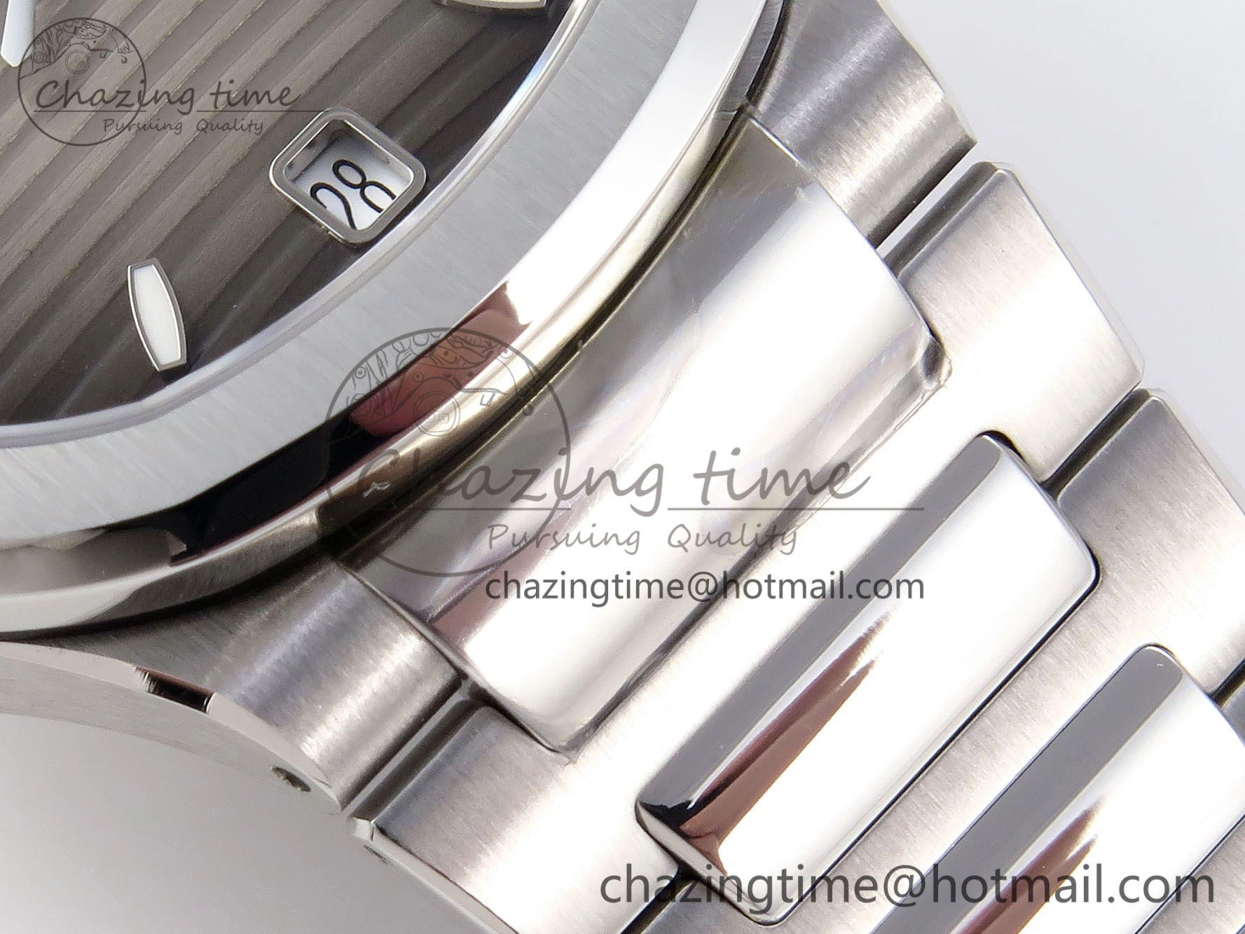 NAUTILUS 7118 LADIES SS PPF 1:1 BEST EDITION BROWN DIAL ON SS BRACELET 324CS Practical 8773