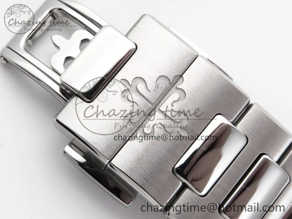 Unique NAUTILUS 7118 LADIES SS PPF 1:1 BEST EDITION WHITE DIAL DIAMONDS BEZEL ON SS BRACELET 324CS 8774