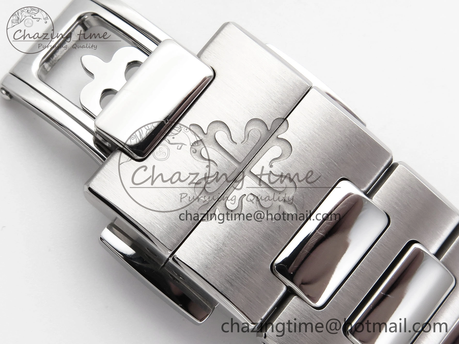 Unique NAUTILUS 7118 LADIES SS PPF 1:1 BEST EDITION WHITE DIAL DIAMONDS BEZEL ON SS BRACELET 324CS 8774