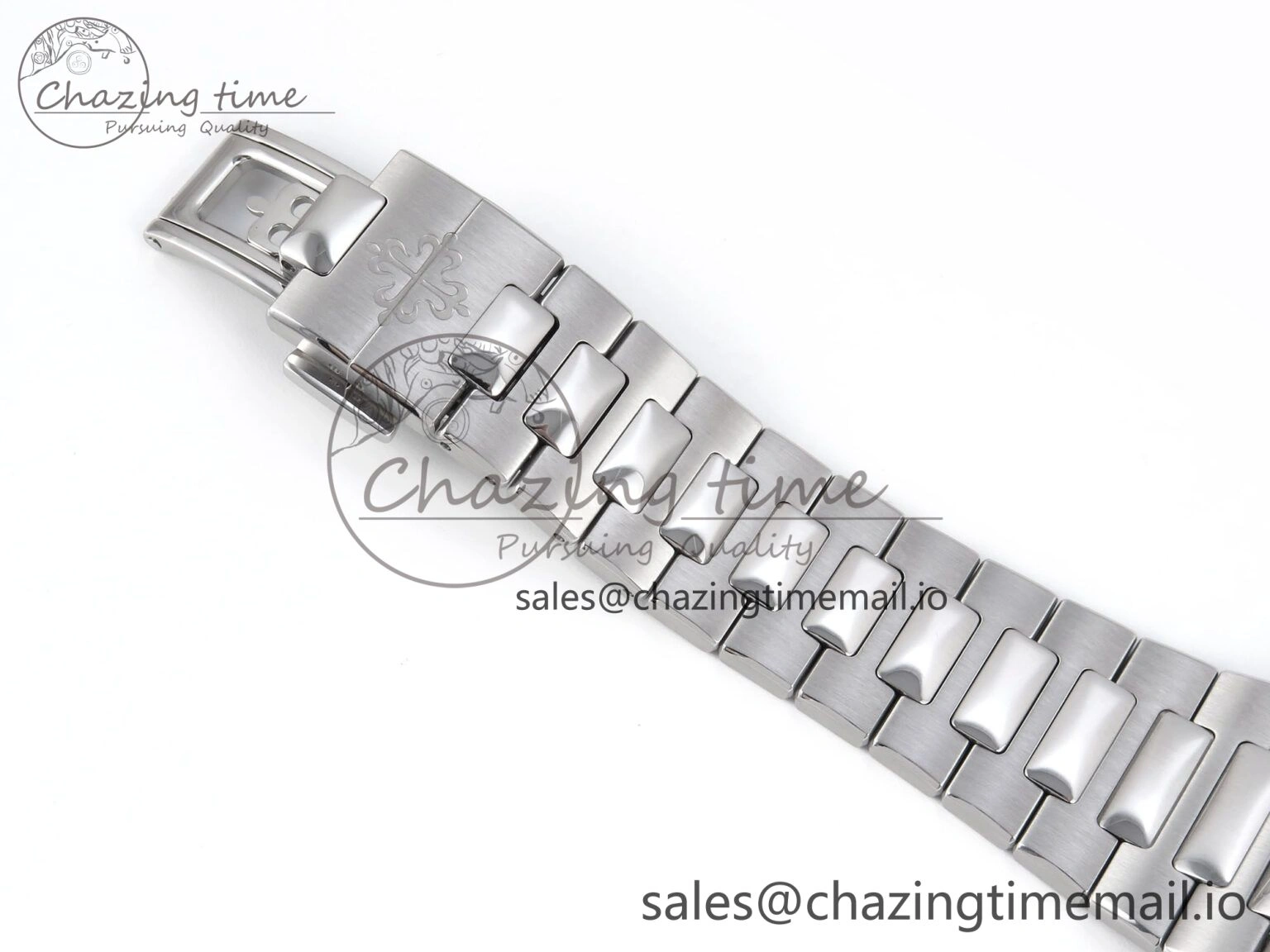 Nautilus 5711 3KF 1:1 Best Edition Blue Textured Dial on SS Bracelet A330 Super Clone Trendsetting 8652